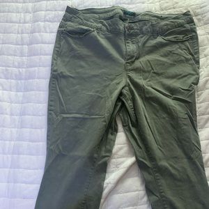 Olive green pants